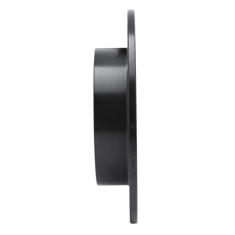 Acura Integra Brake Rotor (1) - Rear Right - R1 Concepts - Drilled & Slotted - Black - `97-`06